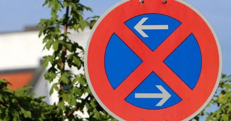 Einrichtung eines Halteverbots für den LKW in Frankfurt
